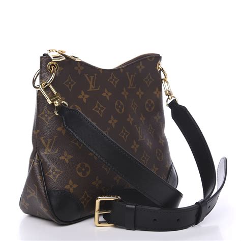 louis vuitton odéon pm black monogram|louis vuitton odeon tote.